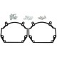 Перехідні рамки для Audi A4 B6 2001-2005 Xenon на модуль Hella 3/3R