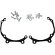 Переходные рамки для Toyota Land Cruiser 200 2013-2015 Xenon/Galogen на Hella 3/3R