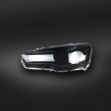 Пластиковое стекло фары Mitsubishi Lancer X 2007-2016 левое (водительское)