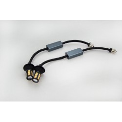 DRL Galaxy T25 ( W27-7W 3157 P27-7W ) 2835 64SMD CANBUS White-Yellow (Белый-Желтый)