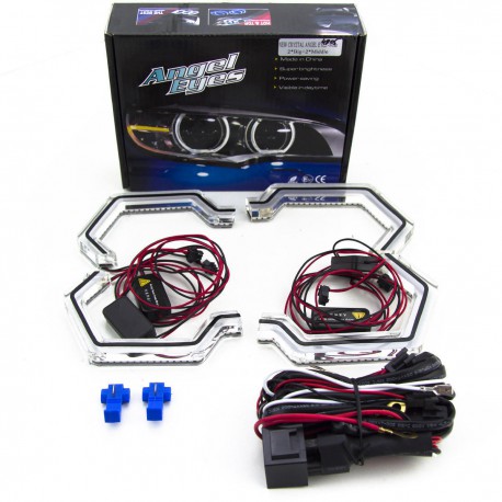 Ангельські очі BMW (E53,E70,F15,G05,F25,F26) CRYSTAL ICONIC2 (Білі)