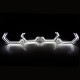 Ангельські очі BMW (E53,E70,F15,G05,F25,F26) CRYSTAL ICONIC2 (Білі)
