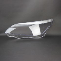 Пластиковое стекло фары BMW 5-series (E60/E61) LED 2003-2010 левое (водительское)