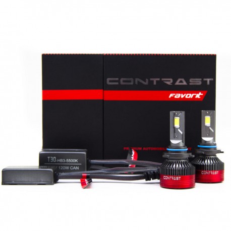 Лампи Contrast T30 HB3 CANBUS 5500K