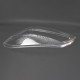 Пластиковое стекло фары Skoda Fabia (5J) 2010-2014 левое (водительское)