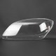 Пластиковое стекло фары Skoda Fabia (5J) 2010-2014 левое (водительское)