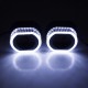 Маски 2,5" 3D O-Type LED White (Білий)