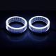 Ангельске око 2,5" 3D O-type LED White (Білий)