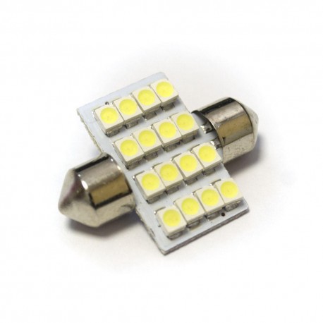 LED Galaxy C5W (SV8,5) 1210 16SMD 31mm White (Білий)