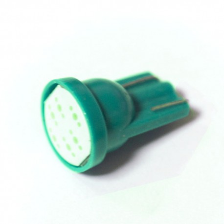 LED Galaxy T10 (W5W) COB 1PC 6 chip Green (Зелений)