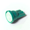 LED Galaxy T10 (W5W) COB 1PC 6 chip Green (Зелений)