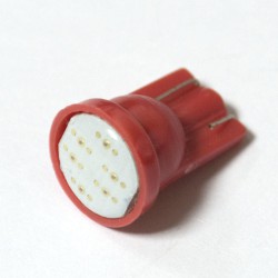 LED Galaxy T10 (W5W) COB 1PC 6 chip Red (Червоний)