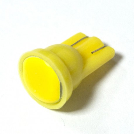 LED Galaxy T10 (W5W) COB 1PC 6 chip Yellow (Жовтий)