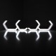 Ангельські очі BMW (M3, M4, F30, E90, E92, E60) CRYSTAL ICONIC (Білі)