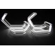 Ангельські очі BMW (M3, M4, F30, E90, E92, E60) CRYSTAL ICONIC (Білі)