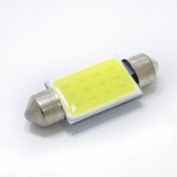 LED Galaxy C5W (SV8,5) COB 1PCS 12 chip 39mm White (Білий)