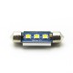 LED Galaxy C5W (SV8,5) CAN CREE 3535 3SMD 39mm White (Білий)