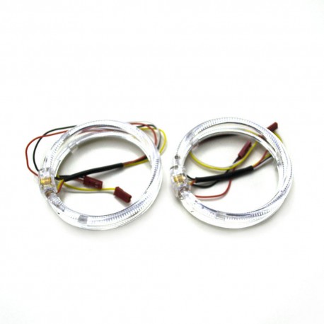 Ангельські очі LED 80 мм CREE 3535 4SMD White/Yellow (Білий/Жовтий)