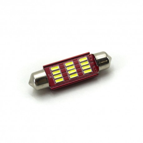 LED Galaxy C5W (SV8,5) 4014 12SMD 41mm White (Білий)