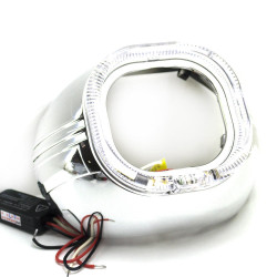 Маски 2,8" APOLO square (квадратна) DRL LED CREE 5500 k