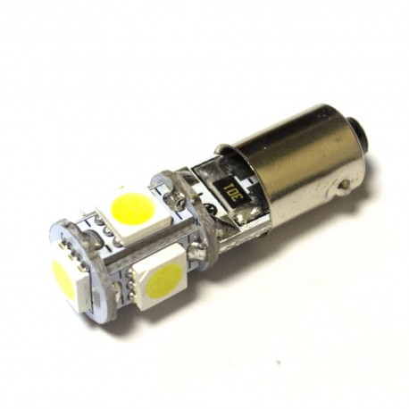 LED Galaxy T4W (BA9S) CAN 5050 5SMD White (Білий)