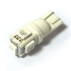 LED Galaxy T10 (W5W) CERAMIC 5050 5SMD Blue (Синій)