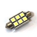 LED Galaxy C5W (SV8,5) CAN 5050 6SMD 36mm White (Білий)