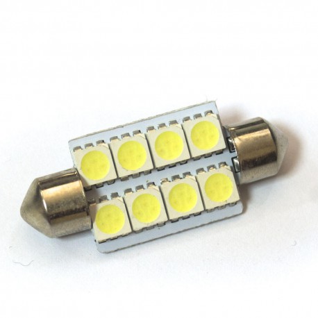 LED Galaxy C5W (SV8,5) 5050 8SMD 39mm White (Білий)