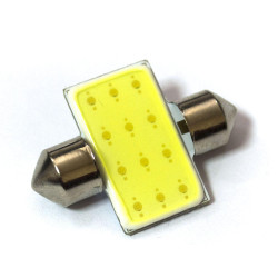 LED Galaxy C5W (SV8,5) COB 1PCS 12 chip 31mm White (Білий)