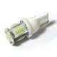 LED Galaxy T10 (W5W) COB 5PCS 24 chip White (Білий)