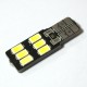 LED Galaxy T10 (W5W) CAN 5630 6SMD White (Білий)