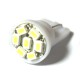 LED Galaxy T10 (W5W) 1206 7SMD White (Білий)