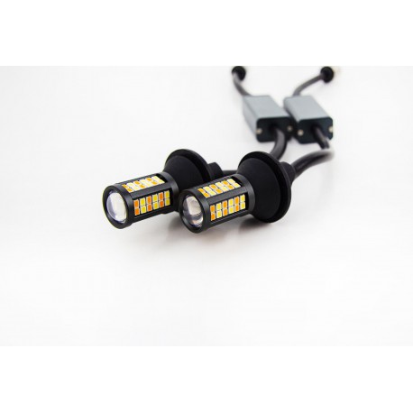  LED Galaxy S25 ( P21W 1156 BA15S ) 2835 64SMD CANBUS White-Yellow (Білий-Жовтий)