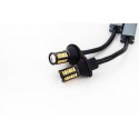 LED Galaxy T25 ( W27-7W 3157 P27-7W) 2835 64SMD CANBUS White-Yellow (Білий-Жовтий)