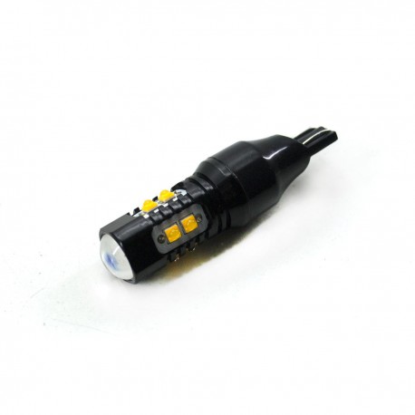 LED Galaxy T15 ( W16W ) CREE 2SMD Lens CREE 8SMD 50W Yellow (Жовтий)
