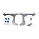 Перехідні рамки для BMW X1 (E84) 2009-2015 Xenon на Hella 3/3R
