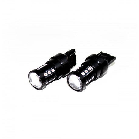 LED Galaxy T20 ( W21W 7440 3x16d) CAN OSR3838 18SMD 9-36V Yellow (Жовтий)