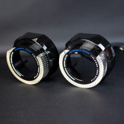 Маски 2,5" 5D LED W+Y (Білий+Жовтий)