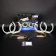 Ангельські очі BMW (F13, F15, F30, F35) CRYSTAL W+Y (Білий+Жовтий)