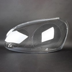 Пластикове скло фари Volkswagen Golf 5 (Typ 1K) 2003-2009 ліве (водійське)
