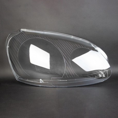 Пластикове скло фари Volkswagen Golf 5 (Typ 1K) 2003-2009 праве (пасажирське)