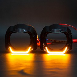 Маски 1,8" BMW G-Style DRL Yellow Жовтий