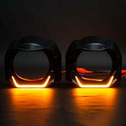 Маски 3.0" BMW G-Style DRL Yellow Жовтий