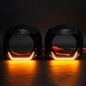 Маски 3.0" BMW G-Style DRL Yellow Жовтий