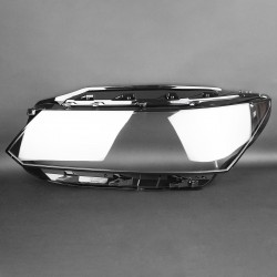 Пластикове скло фари Volkswagen Passat (B8) USA 2016-2018 LED леве (водійське)