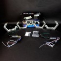 Ангельські очі BMW (E53,E70,F15,G05,F25,F26) CRYSTAL ICONIC2 (Білий+Золотий ДХВ)