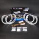 Ангельскі очі BMW (E36,38,39,46) круглые CRYSTAL W+Y (Білі+Жовті)