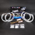 Ангельскі очі BMW (E36,38,39,46) круглые CRYSTAL W+Y (Білі+Жовті)