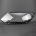 Пластиковое стекло фары Volkswagen Tiguan (5N) 2011-2016 Halogen левое (водительское)