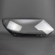 Пластиковое стекло фары Volkswagen Tiguan (5N) 2011-2016 Halogen правое (пассажирское)